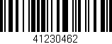 Código de barras (EAN, GTIN, SKU, ISBN): '41230462'