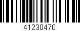 Código de barras (EAN, GTIN, SKU, ISBN): '41230470'