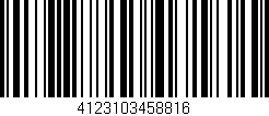 Código de barras (EAN, GTIN, SKU, ISBN): '4123103458816'