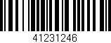 Código de barras (EAN, GTIN, SKU, ISBN): '41231246'
