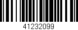 Código de barras (EAN, GTIN, SKU, ISBN): '41232099'