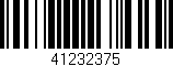 Código de barras (EAN, GTIN, SKU, ISBN): '41232375'