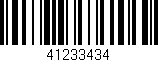 Código de barras (EAN, GTIN, SKU, ISBN): '41233434'