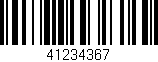 Código de barras (EAN, GTIN, SKU, ISBN): '41234367'