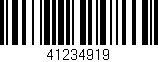 Código de barras (EAN, GTIN, SKU, ISBN): '41234919'