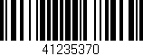 Código de barras (EAN, GTIN, SKU, ISBN): '41235370'