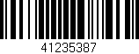 Código de barras (EAN, GTIN, SKU, ISBN): '41235387'
