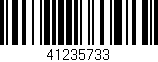 Código de barras (EAN, GTIN, SKU, ISBN): '41235733'