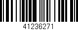 Código de barras (EAN, GTIN, SKU, ISBN): '41236271'