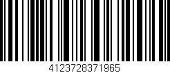 Código de barras (EAN, GTIN, SKU, ISBN): '4123728371965'
