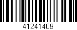 Código de barras (EAN, GTIN, SKU, ISBN): '41241409'