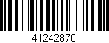 Código de barras (EAN, GTIN, SKU, ISBN): '41242876'