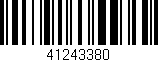 Código de barras (EAN, GTIN, SKU, ISBN): '41243380'
