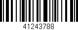 Código de barras (EAN, GTIN, SKU, ISBN): '41243788'