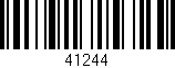 Código de barras (EAN, GTIN, SKU, ISBN): '41244'