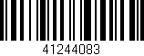 Código de barras (EAN, GTIN, SKU, ISBN): '41244083'