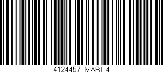Código de barras (EAN, GTIN, SKU, ISBN): '4124457/MARI_4'
