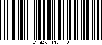 Código de barras (EAN, GTIN, SKU, ISBN): '4124457/PRET_2'