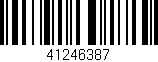 Código de barras (EAN, GTIN, SKU, ISBN): '41246387'