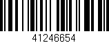Código de barras (EAN, GTIN, SKU, ISBN): '41246654'