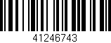 Código de barras (EAN, GTIN, SKU, ISBN): '41246743'