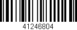 Código de barras (EAN, GTIN, SKU, ISBN): '41246804'