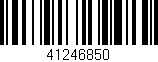 Código de barras (EAN, GTIN, SKU, ISBN): '41246850'