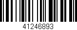 Código de barras (EAN, GTIN, SKU, ISBN): '41246893'