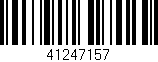 Código de barras (EAN, GTIN, SKU, ISBN): '41247157'