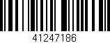 Código de barras (EAN, GTIN, SKU, ISBN): '41247186'