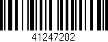 Código de barras (EAN, GTIN, SKU, ISBN): '41247202'