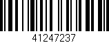 Código de barras (EAN, GTIN, SKU, ISBN): '41247237'