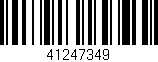 Código de barras (EAN, GTIN, SKU, ISBN): '41247349'