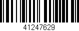Código de barras (EAN, GTIN, SKU, ISBN): '41247629'