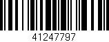 Código de barras (EAN, GTIN, SKU, ISBN): '41247797'