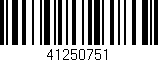 Código de barras (EAN, GTIN, SKU, ISBN): '41250751'