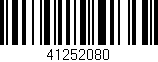 Código de barras (EAN, GTIN, SKU, ISBN): '41252080'