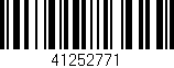 Código de barras (EAN, GTIN, SKU, ISBN): '41252771'