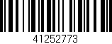 Código de barras (EAN, GTIN, SKU, ISBN): '41252773'