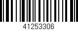 Código de barras (EAN, GTIN, SKU, ISBN): '41253306'