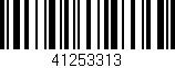 Código de barras (EAN, GTIN, SKU, ISBN): '41253313'