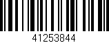 Código de barras (EAN, GTIN, SKU, ISBN): '41253844'