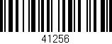 Código de barras (EAN, GTIN, SKU, ISBN): '41256'