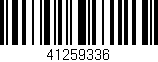 Código de barras (EAN, GTIN, SKU, ISBN): '41259336'