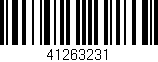 Código de barras (EAN, GTIN, SKU, ISBN): '41263231'