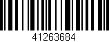 Código de barras (EAN, GTIN, SKU, ISBN): '41263684'