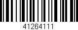Código de barras (EAN, GTIN, SKU, ISBN): '41264111'