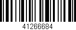 Código de barras (EAN, GTIN, SKU, ISBN): '41266684'