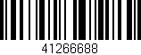 Código de barras (EAN, GTIN, SKU, ISBN): '41266688'