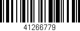 Código de barras (EAN, GTIN, SKU, ISBN): '41266779'